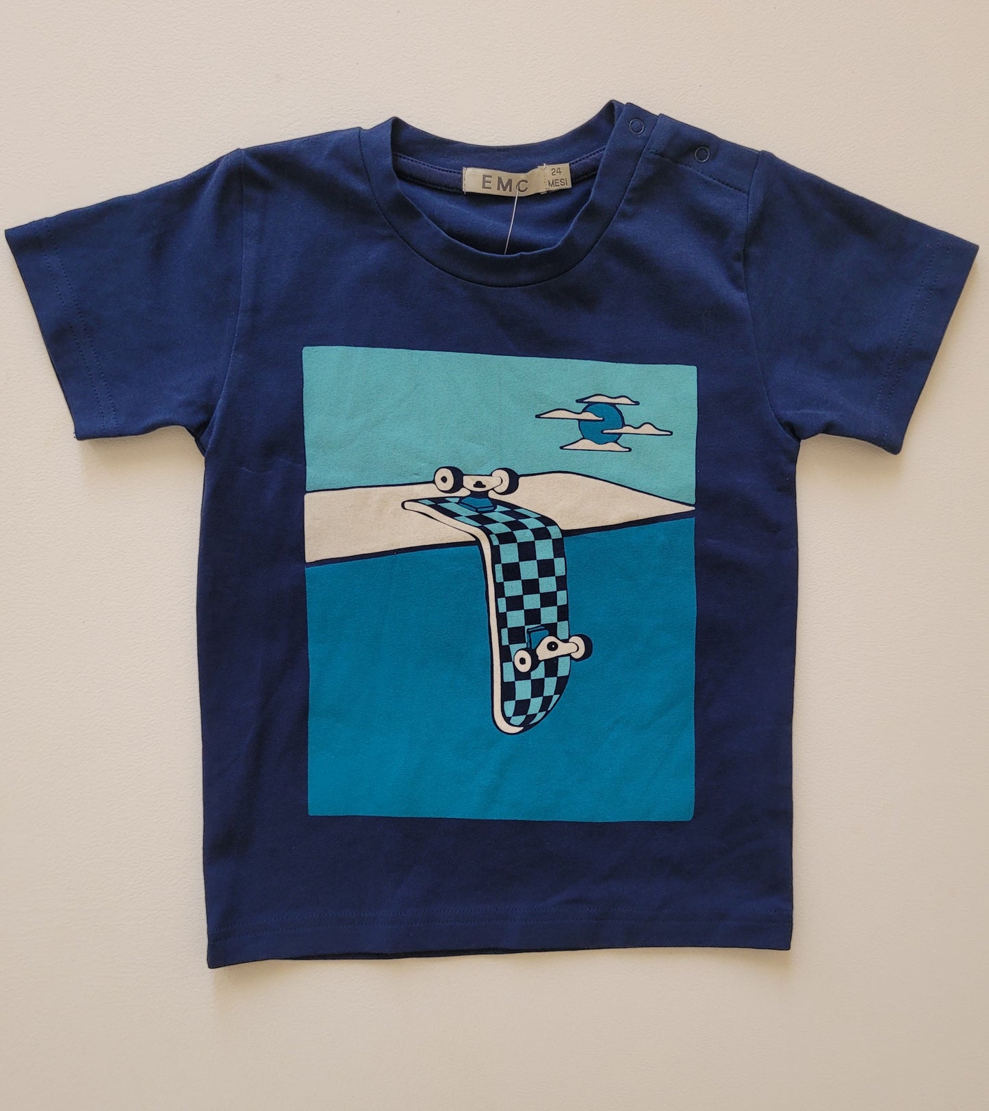 Completo azzurro e blu bambino