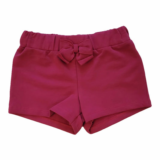 Pantaloni corti bambina fucsia