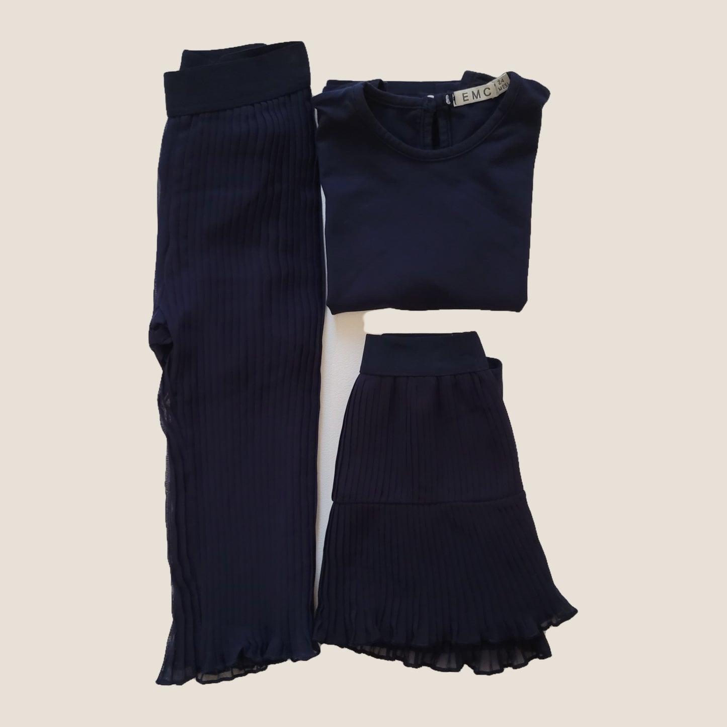 Pantalone lungo blu bambina